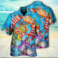 Funny Cat Fish Together Hawaiian Shirt For Vacation Days And Relaxed Coastal Outings