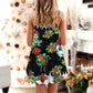 Dinosaur Funny Merry Christmas V-Neck Sleeveless Cami Dress For Festivals Travel And Relaxed Casual Summer Wear