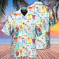 Tropical Wine Cocktail Beach Hawaiian Shirt Artwork View For Weekend Travel And Beach Style