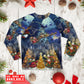 Santa Loving Family Christmas Long Sleeve Pajamas Set For Festive Sleepovers And Family Photos