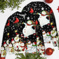 Christmas Snowman Snowy Winter Village Sweater For Seasonal Parties Cozy Gatherings And Thoughtful Holiday Gifts
