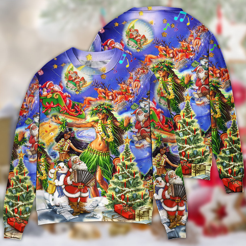 Hawaii Aloha Merry Christmas Sweater For Seasonal Parties Cozy Gatherings And Thoughtful Holiday Gifts