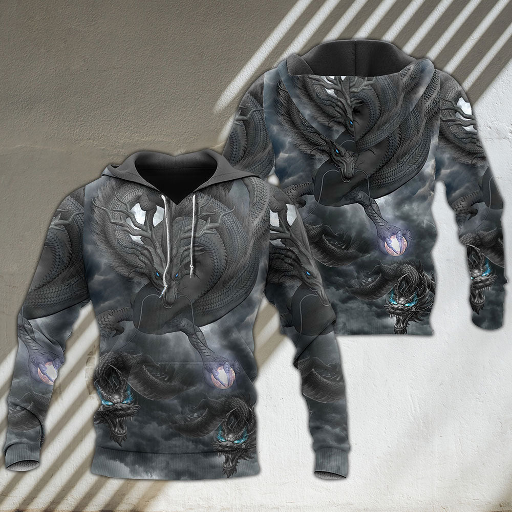 Always Dragon Hoodie For Creative Casual Style Seasonal Outings And Comfort
