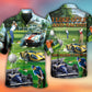 Racing Golf Hawaiian Shirt For Beach Parties And Weekend Getaways