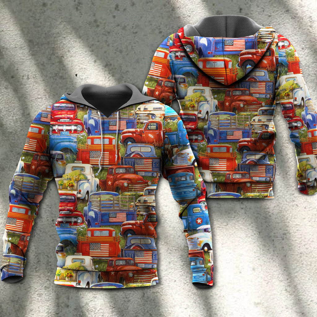 Truck Packed Transport Hoodie For Garage Inspired Outfits Travel And Comfortable Style
