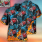 Hot Rod Various Custom Photo Hawaiian Shirt For Beach Parties And Weekend Getaways