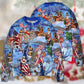 American Patriotic Santa Christmas Sweater For Family Gatherings Winter Travel And Everyday Seasonal Comfort