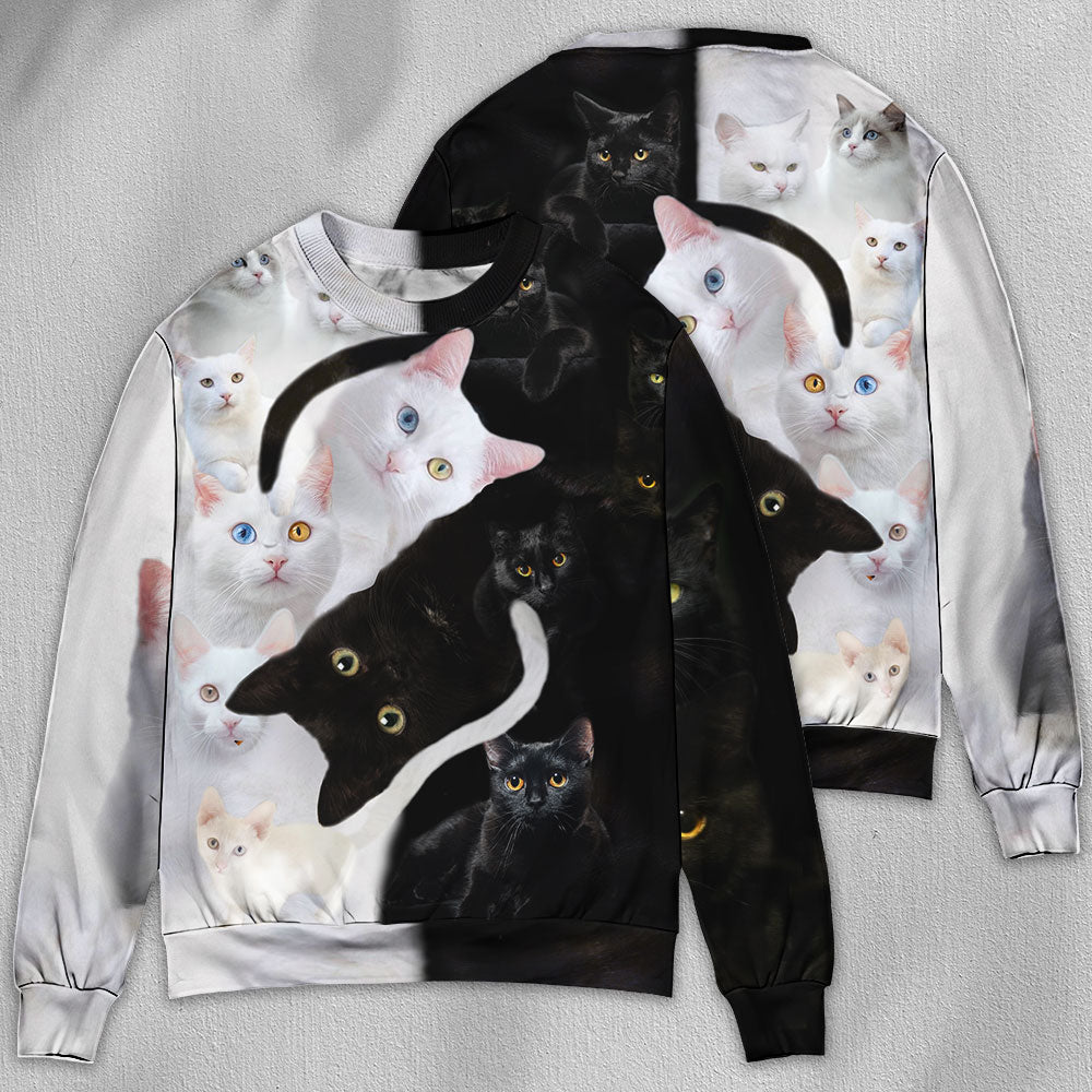 Playful Cat Sweater For Outdoor Activities Weekend Trips And Relaxed Everyday Outfits