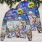 Christmas Playful Santa Holiday Sweater For Winter Celebrations Family Events And Relaxed Seasonal Styling