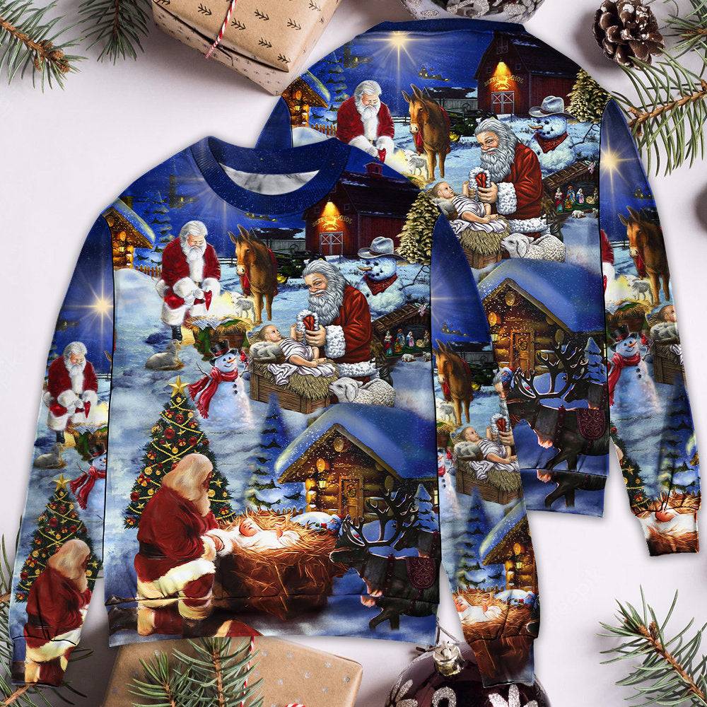 Christmas Jesus Best Gift Ever Sweater For Family Gatherings Winter Travel And Everyday Seasonal Comfort