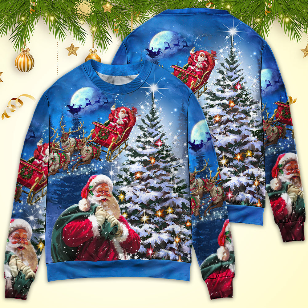 Christmas Santa Story Happy Xmas Is Coming Sweater For Festive Events Weekend Outings And Comfortable Winter Style