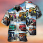 Hot Rod Racing Speed Hawaiian Shirt Relaxed Style View For Weekend Trips
