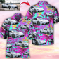 Car Various Custom Photo Hawaiian Shirt Artwork Detail For Tropical Trips And Casual Outings