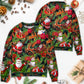 Christmas Santa Snowman Merry Xmas All Sweater For Winter Celebrations Family Events And Thoughtful Gifting