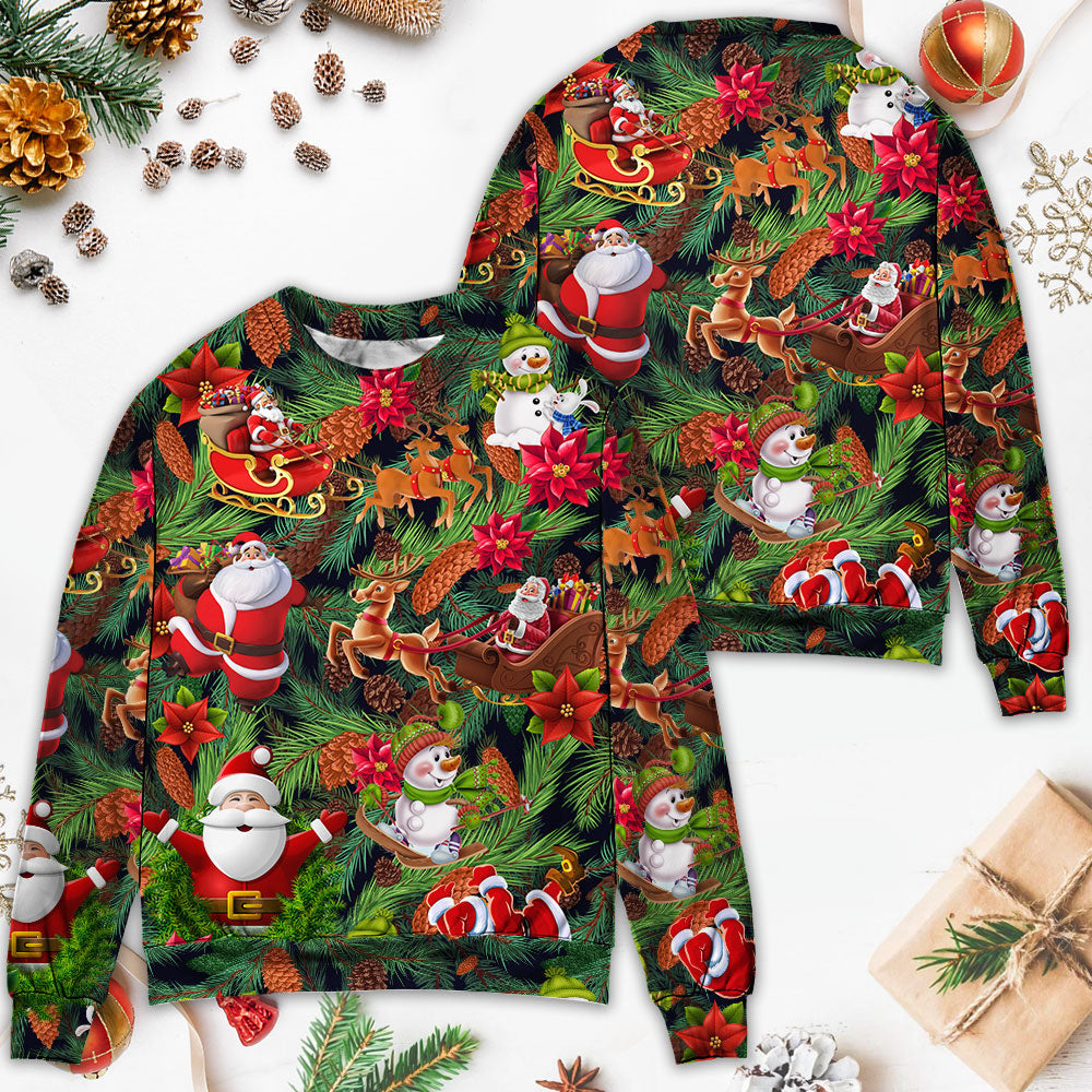 Christmas Santa Snowman Merry Xmas All Sweater For Winter Celebrations Family Events And Thoughtful Gifting