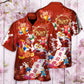 Lunar New Year Rabbit Hawaiian Shirt Tropical Styling View For Casual Outings