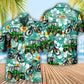 Tractor Tractors Mountain Bicycle Hawaiian Shirt Pattern View For Relaxed Warm Weather Outfits