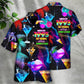 Neon Cocktail Drinking Years Hawaiian Shirt Pattern View For Relaxed Warm Weather Outfits