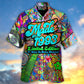 Birthday Hawaiian Shirt Artwork Detail For Tropical Trips And Casual Outings