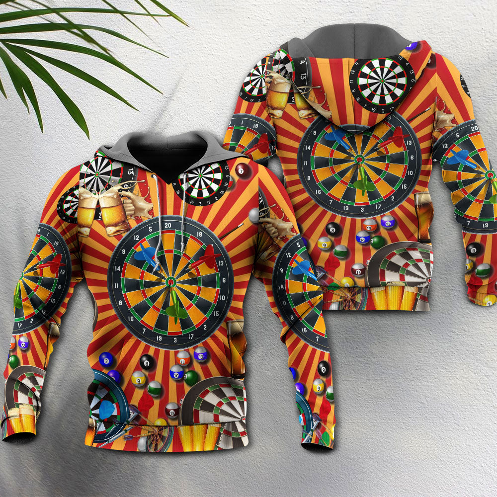Darts Player Beer Life Hoodie For Active Weekend Plans Comfortable Style And Gifting