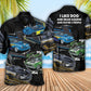 Dog Racing Drag Hawaiian Shirt Pattern Detail For Summer Holidays And Outdoor Fun