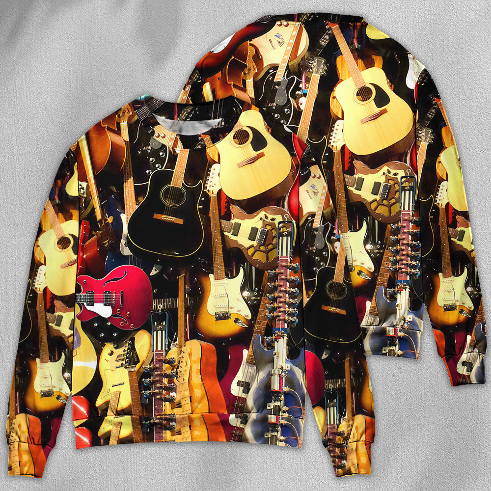 Guitar Music Sweater For Festival Travel Adventures And Creative Gift Giving
