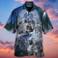 Wolf Not Lonely Alone Hawaiian Shirt All Over Print Detail For Coastal Travel