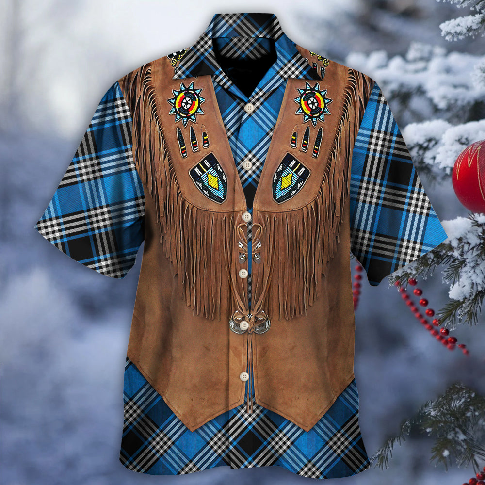 Bohemian Christmas Santa American Jacket Hawaiian Shirt Pattern Detail For Summer Holidays And Outdoor Fun