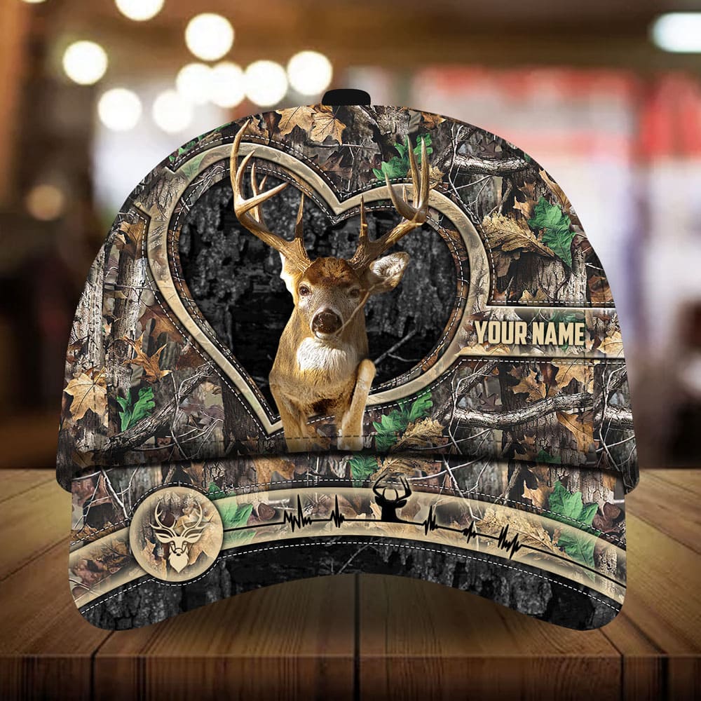 Love Deer Hunting Personalized Classic Cap For Casual Gatherings Travel And Thoughtful Gift Giving