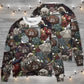 D20 Dice Dark Fantasy Sweater For Alternative Fashion Events And Thoughtful Seasonal Gifts