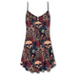 Christmas Tattoo Skull Amazing V-Neck Sleeveless Cami Dress For Festive Events And Casual Summer Styling