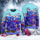 Christmas Santa Shark Rocket Ocean Gifts Sweater For Winter Parties Seasonal Adventures And Relaxed Everyday Styling