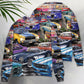 Classic Car Show Lifestyle Sweater For Garage Gatherings Road Adventures And Creative Gifts