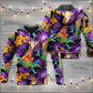 Tropical Colorful Giraffe Leaf Hoodie For Wildlife Inspired Outfits Outdoor Trips And Thoughtful Gifting