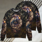 Golden Japanese Dragon Sweater For Animal Inspired Style Events And Comfortable Daily Wear
