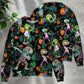 Halloween Tropical Pumpkin Fantasy Sweater For Alternative Outfits Seasonal Events And Everyday Comfort