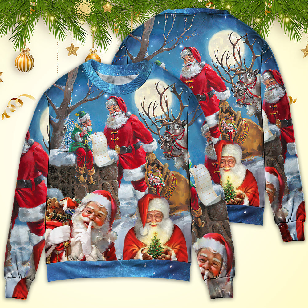 Christmas Funny Santa Elf Xmas Is Coming Sweater For Seasonal Parties Cozy Gatherings And Thoughtful Holiday Gifts