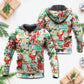 Christmas Santa Vacation Beach Joyful - Hoodie