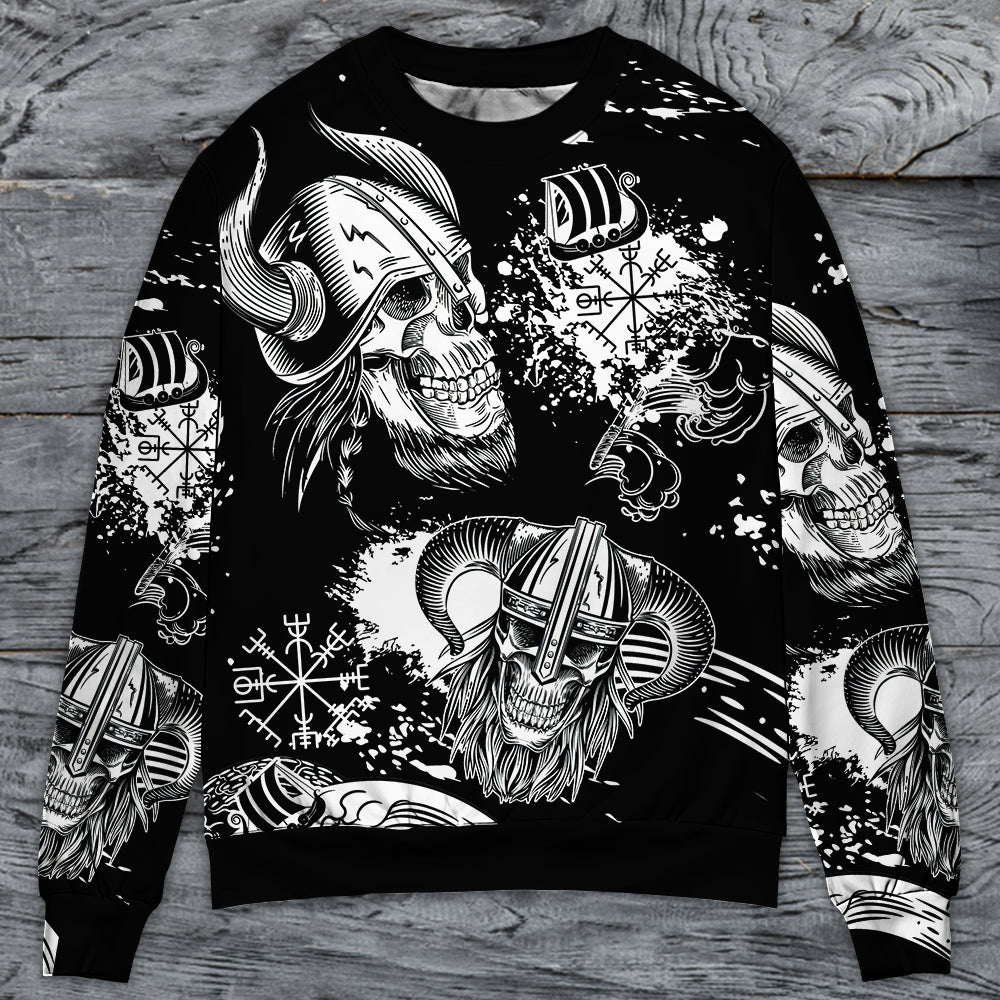 Black Viking Victory Sweater For Inspired Outfits Holidays And Relaxed Everyday Comfort