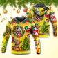 Funny Snowman Christmas Lights Hoodie For Festive Family Moments Winter Wear And Holiday Gift Ideas