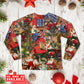 Santa Everyday Christmas Moments Long Sleeve Pajamas Set For Holiday Travel And Comfortable Home Wear