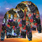 Black Cat With Floral Sweater For Nature Inspired Fashion Events And Relaxed Everyday Comfort