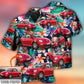 Luxury Tropical Floral Car Beetle Custom Photo Hawaiian Shirt For Poolside Relaxation And Sunny Getaways