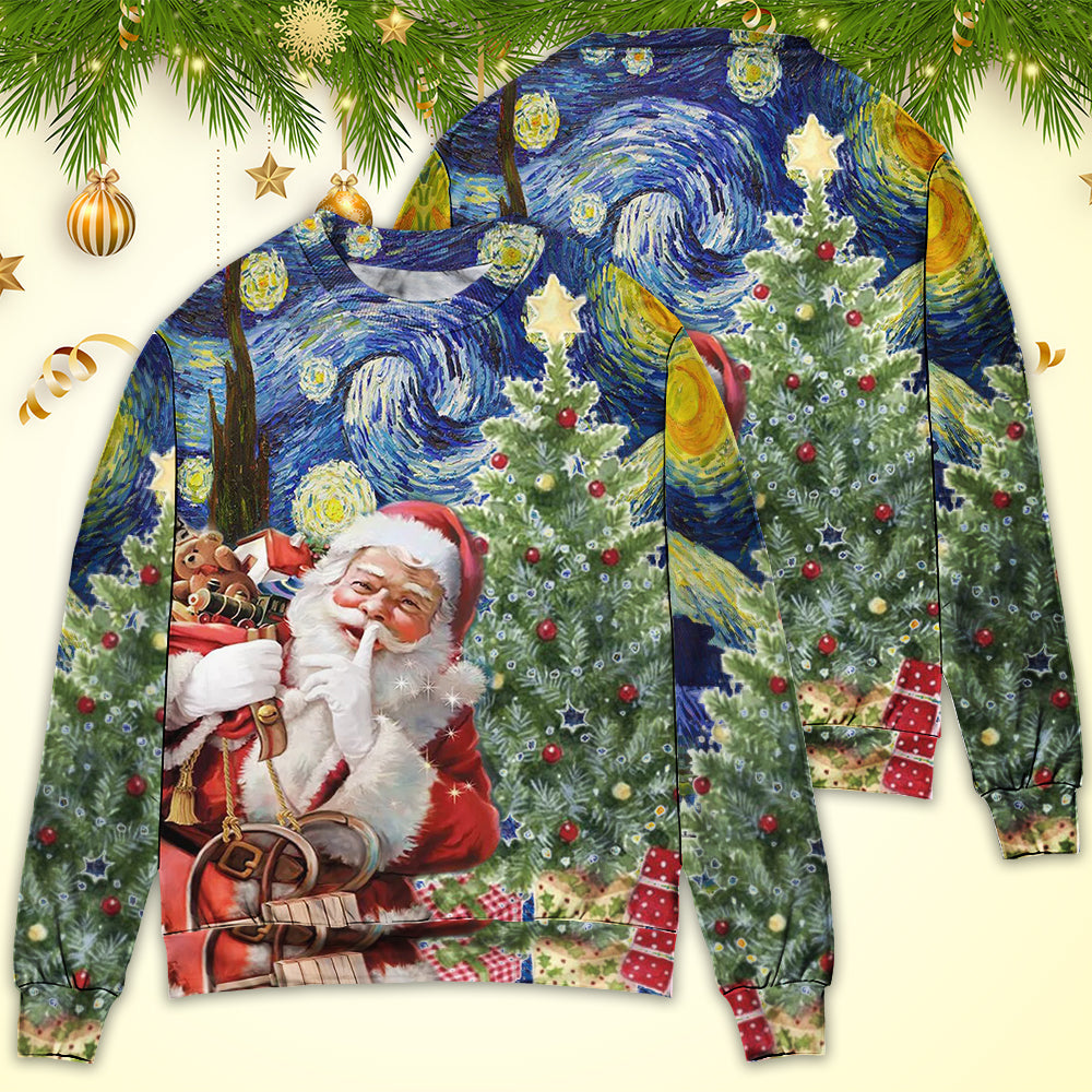 Christmas Shhh Secret Gift For You Sweater For Winter Parties Seasonal Adventures And Relaxed Everyday Styling