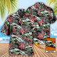 Car Various Custom Photo Hawaiian Shirt Artwork Detail For Tropical Trips And Casual Outings