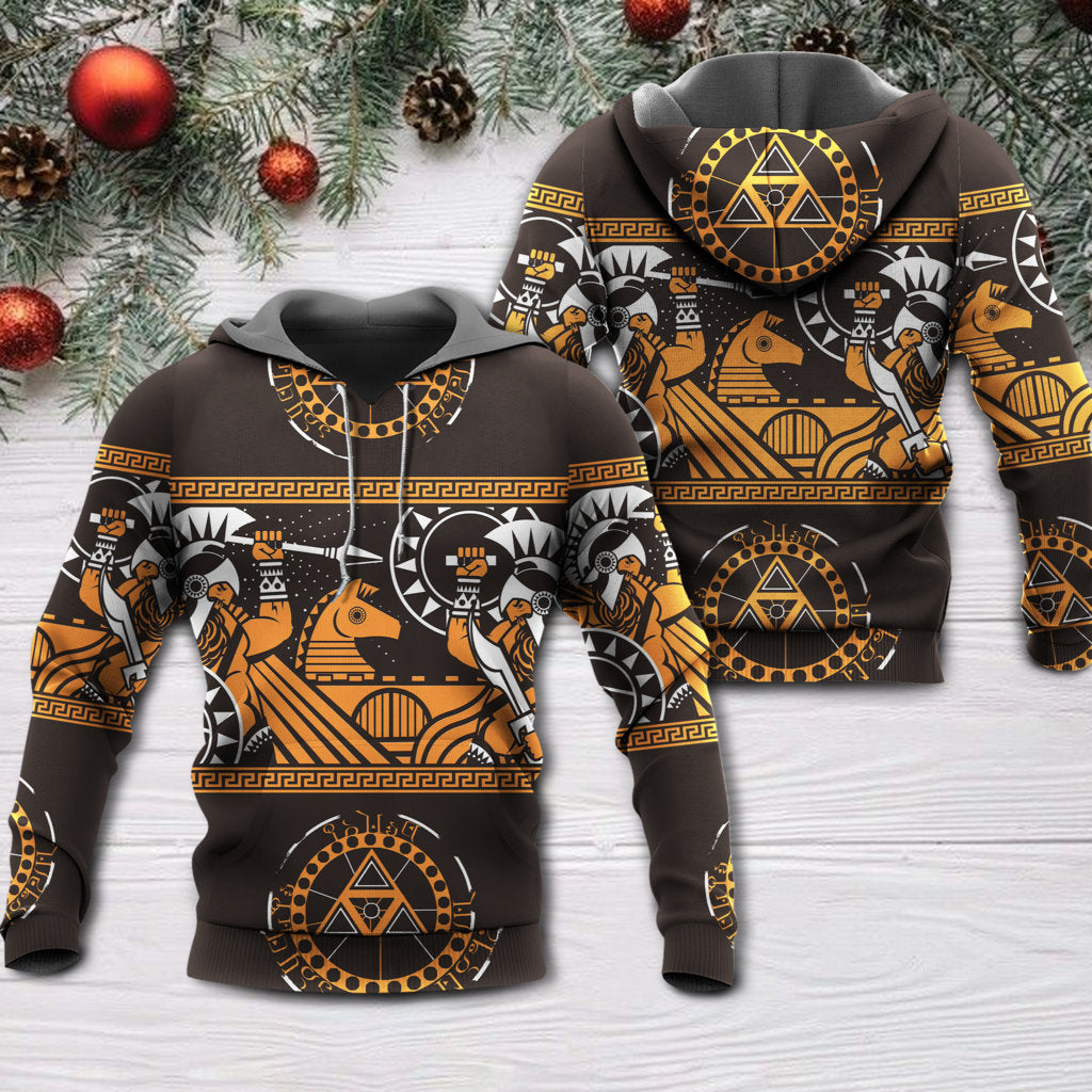 Strong Spartan Warrior Spirit Hoodie For Weekend Adventures Casual Style And Relaxed Comfort