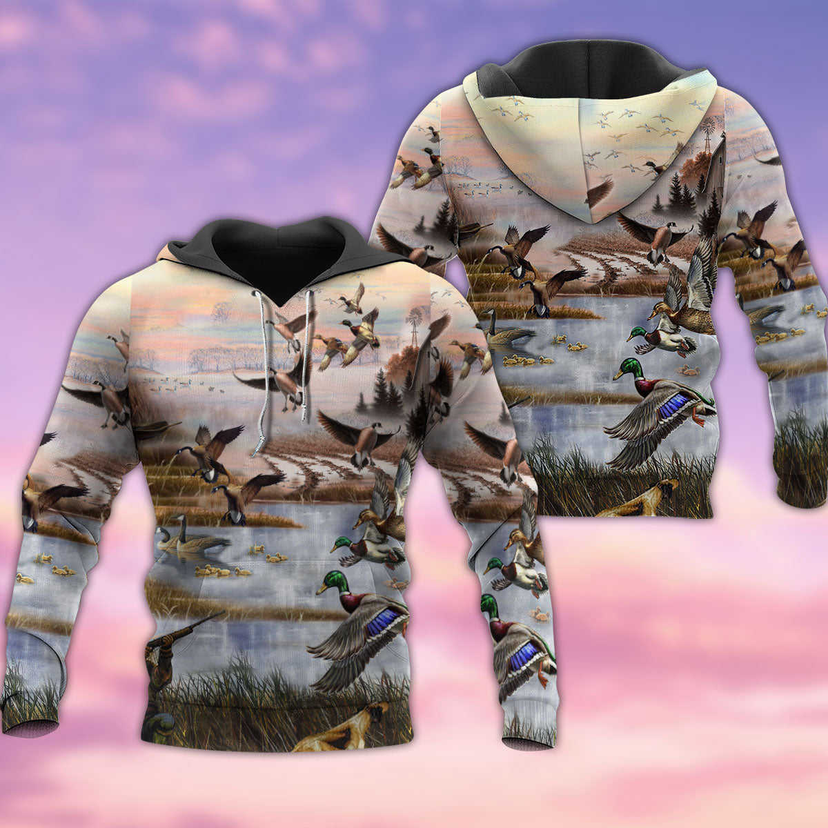 Funny Duck Still Play Hoodie For Wildlife Adventures Everyday Wear And Relaxed Outfits