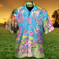 Pink Breast Cancer Courage Angel Ribbon Hawaiian Shirt For Summer Events And Casual Outdoor Wear