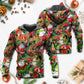 Christmas Santa Snowman Hoodie For Christmas Events Holiday Travel And Comfortable Casual Outfits
