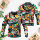 Christmas Dog Santa Hoodie For Winter Adventures Family Gatherings And Festive Everyday Style